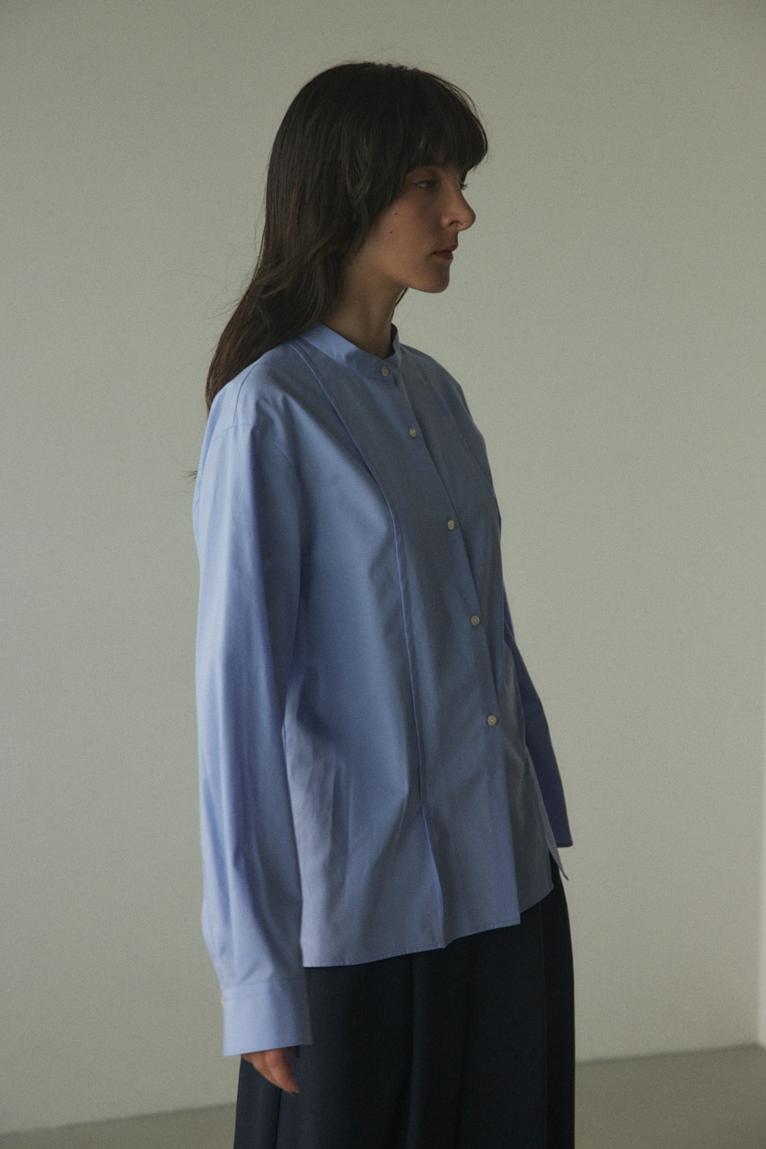slit hem shirt L/BLU FREE