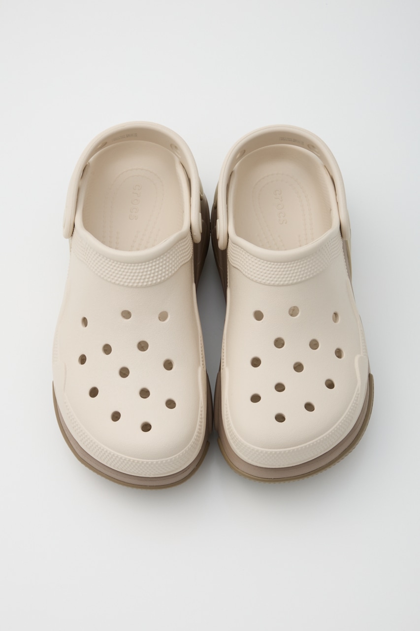 【CROCS】バブル クラッシュ クロッグ BEG 25.0cm