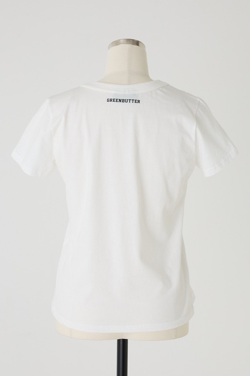 【GREEN BUTTER】NO.08 Essencial Tシャツ IVOY FREE