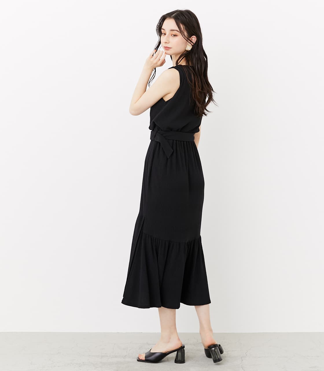 rienda | リラックスマーメイドCUT OP (ワンピース(ミニ・ミディアム  