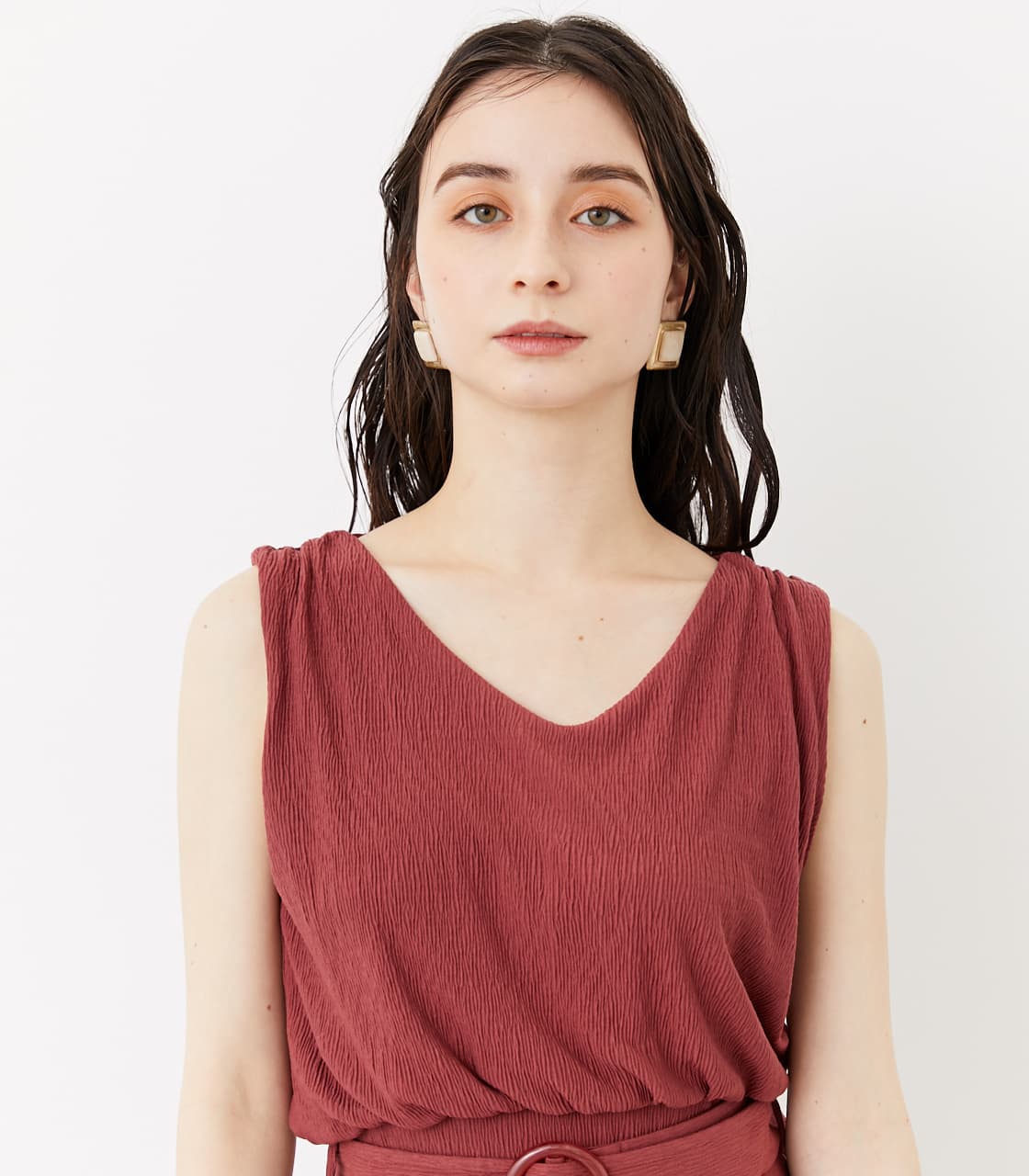 rienda | リラックスマーメイドCUT OP (ワンピース(ミニ・ミディアム  