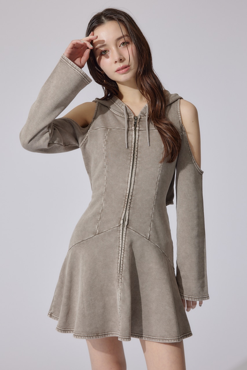 フードマーメイドワンピース BRN FREE