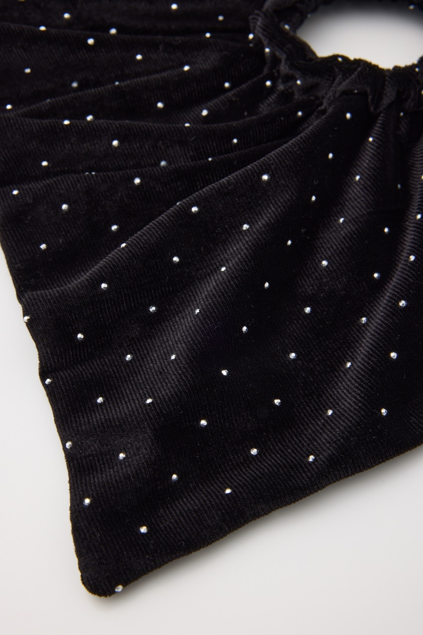 ベロアビジュービックシュシュ BLK FREE