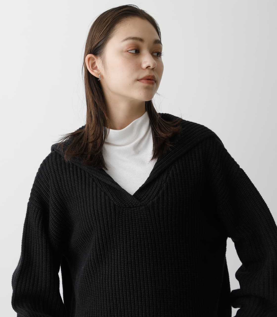 AZUL BY MOUSSY | SAILOR COLOR KNIT TOPS (ニット ) |SHEL