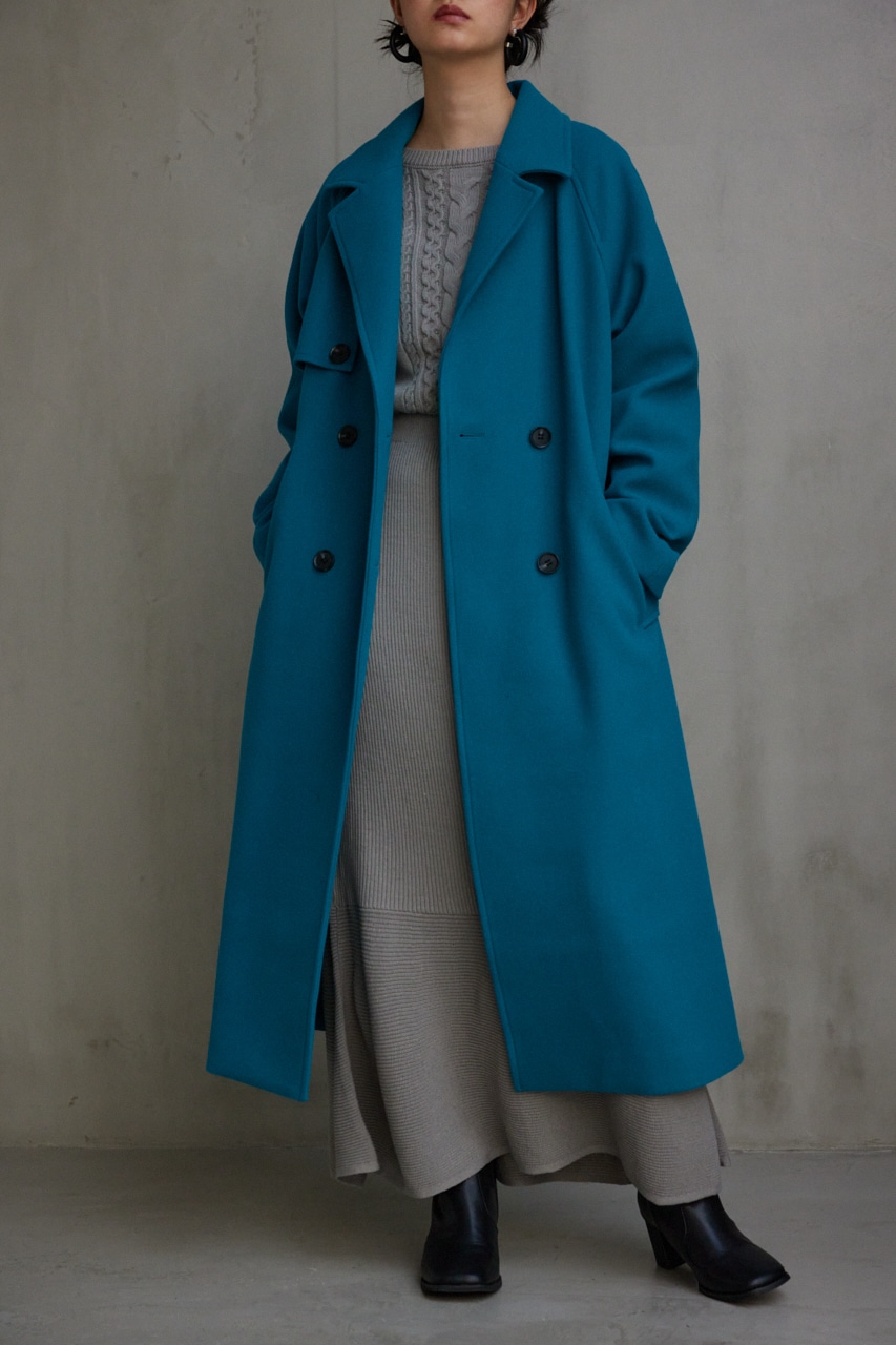 新品* 『AZUL』アズールバイマウジー ロングコート 黒っぽく 14,289の品