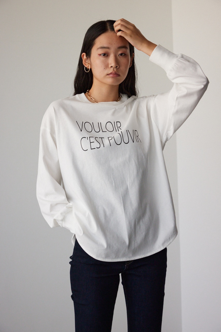 AZUL BY MOUSSY | フレンチロゴロンTEE (Tシャツ・カットソー(長袖 ...