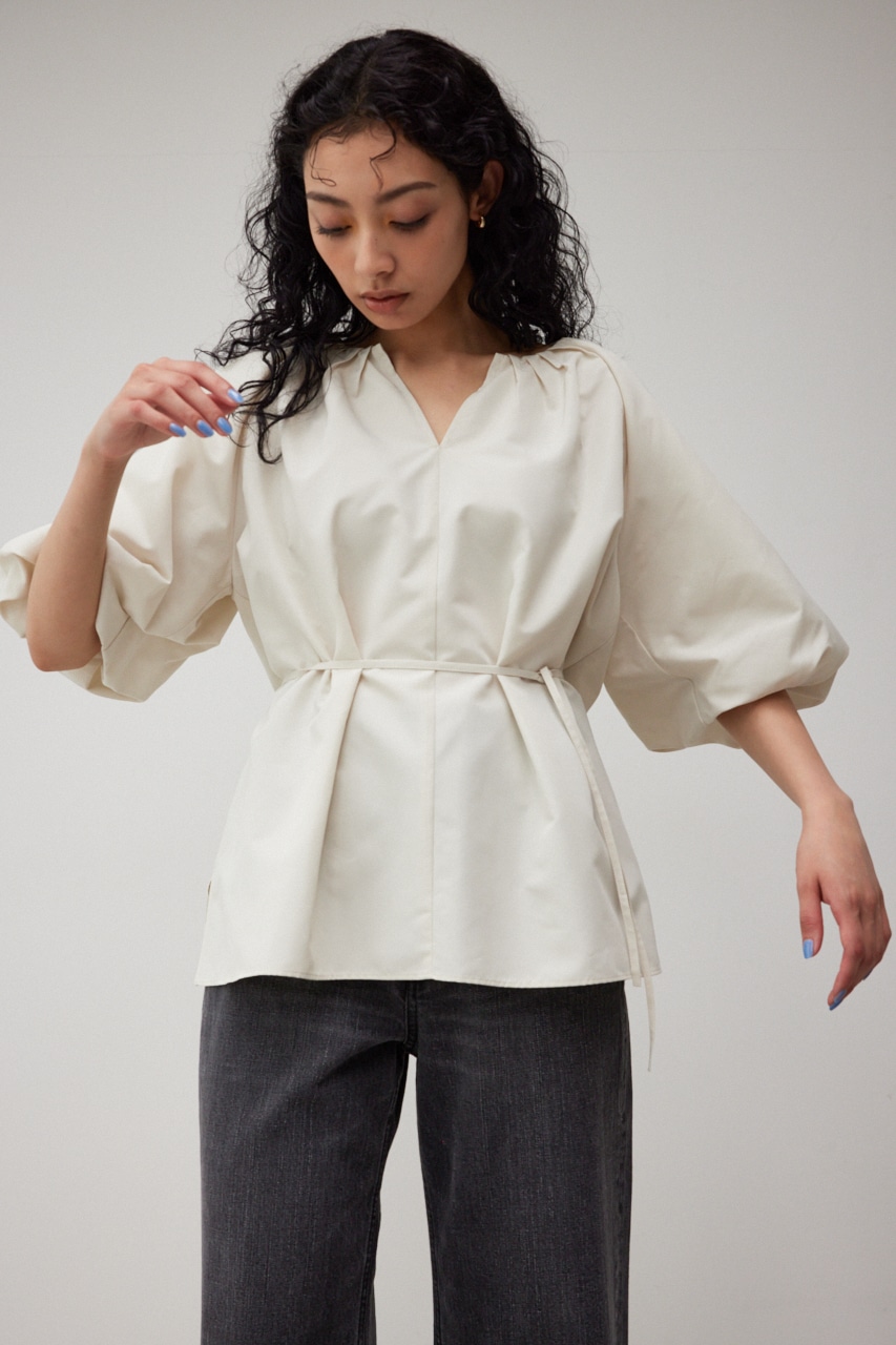 AZUL BY MOUSSY | RELATECH GATHER BLOUSE (シャツ・ブラウス ) |SHEL 