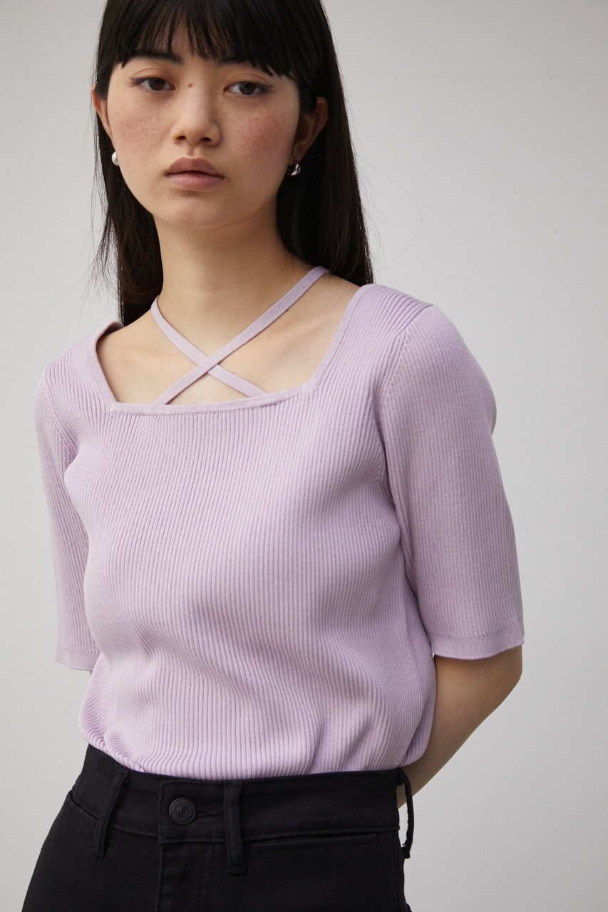 AZUL BY MOUSSY STRING DESIGN KNIT TOPS (ニット ) SHEL'TTER WEBSTORE