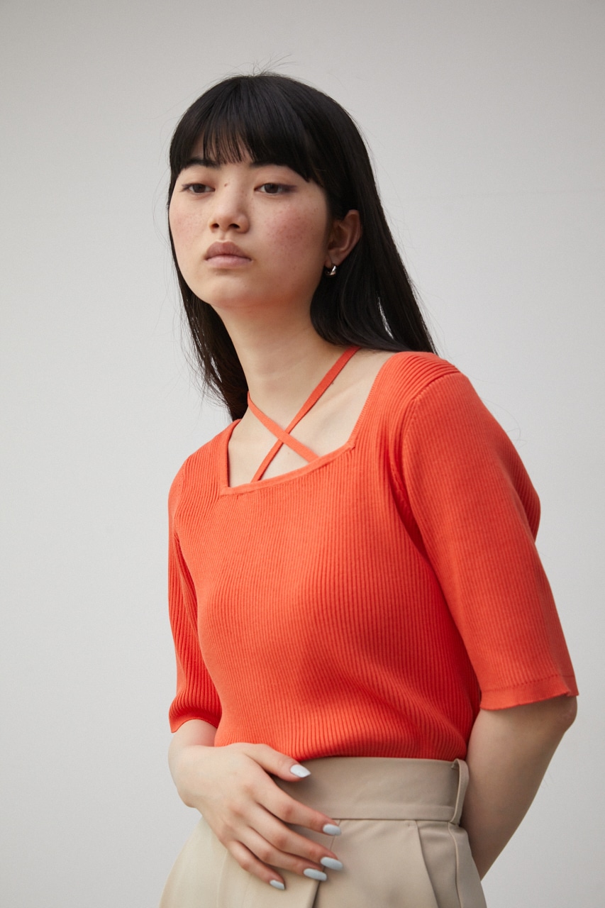 AZUL BY MOUSSY STRING DESIGN KNIT TOPS (ニット ) SHEL'TTER WEBSTORE