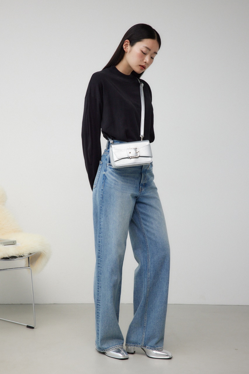 ビッグバックルウォレットバッグ SLV FREE