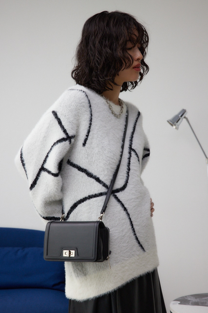 ターンロックバインディングウォレットバッグ BLK FREE