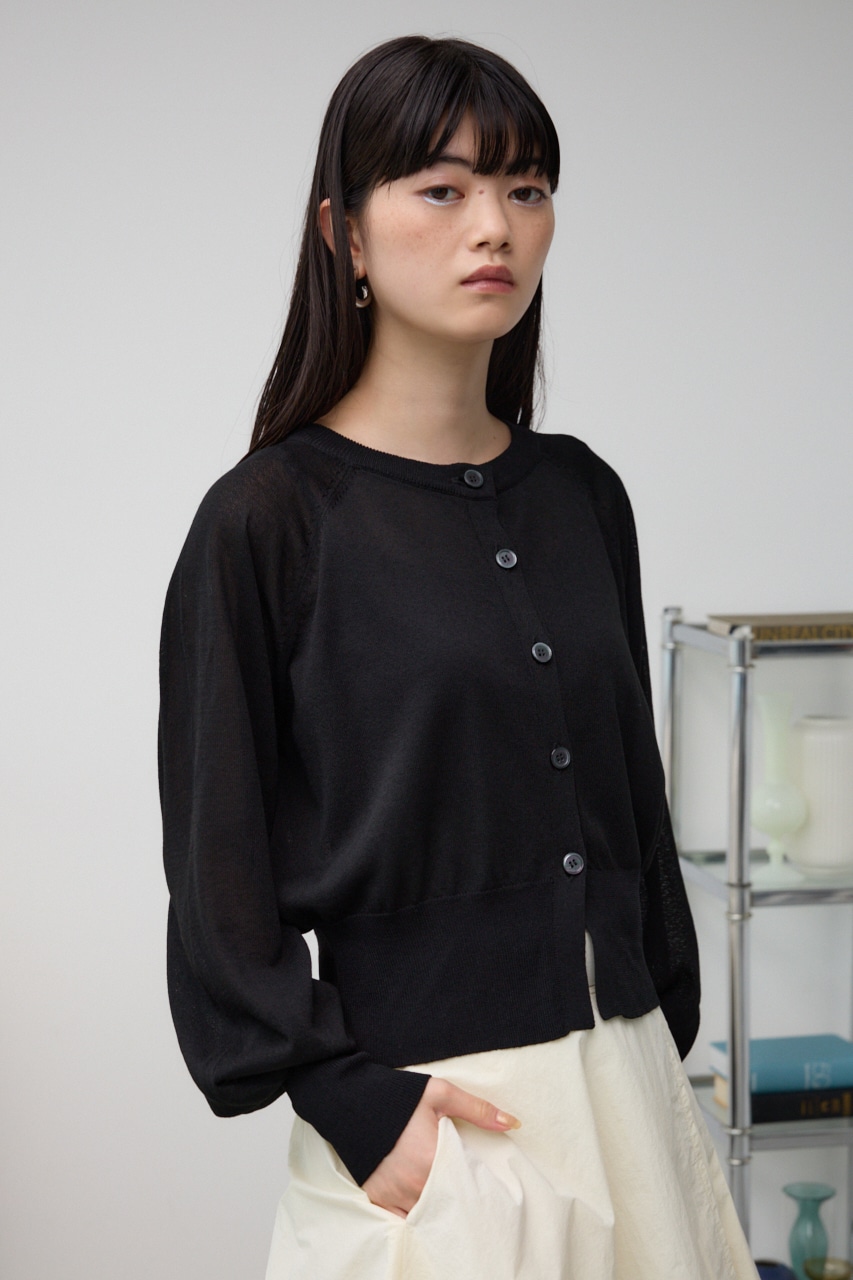 pois シアーニットカーディガン AZUL BY MOUSSY | シアーニットカーディガン (カーディガン ) |SHEL