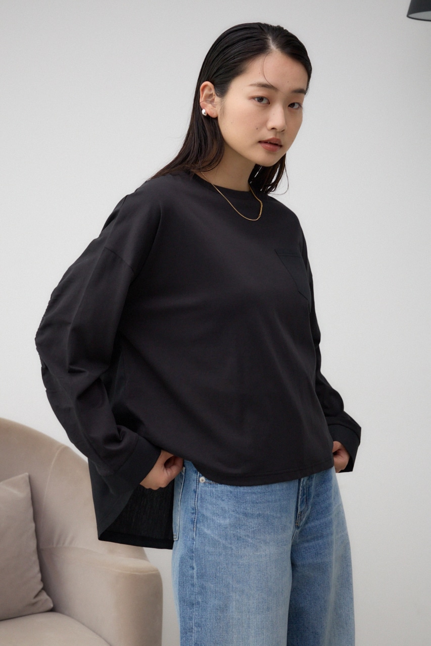 フハクキリカエプルオーバー BLK FREE