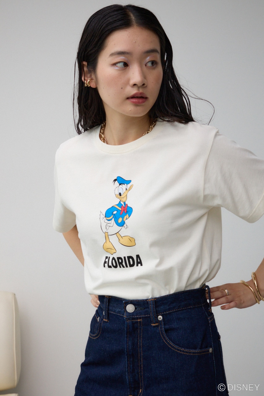 JM ドナルドTシャツ O/WHT FREE