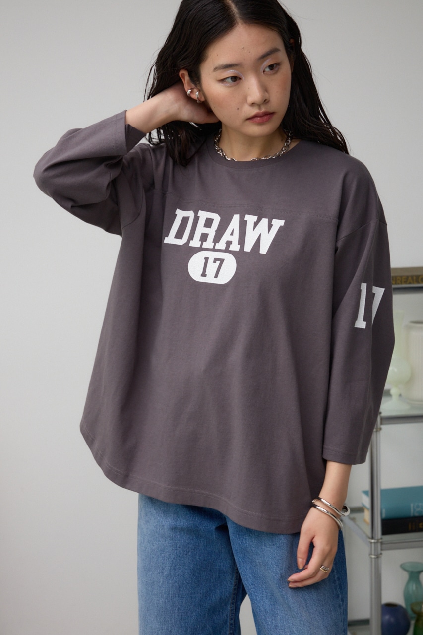 JM フットボールTシャツ C.GRY FREE