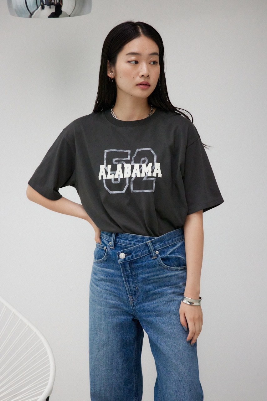 カレッジルーズTシャツ C.GRY FREE