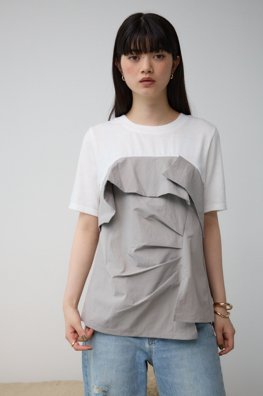 ハンプティ・ルビア　30075 AZUL BY MOUSSY | ビスチェドッキングトップス (Tシャツ