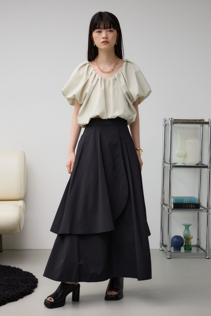 【1回着用】DECEMBERMAY スカート Sサイズ staff coordinate💚🤎 160cm tops:S skirt:S DECEMBERMAY 神戸店