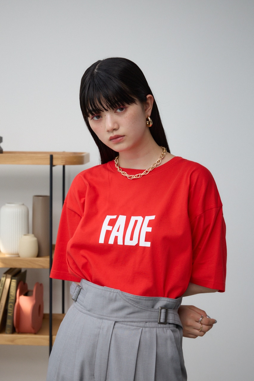 アソートロゴカラーTシャツ RED M