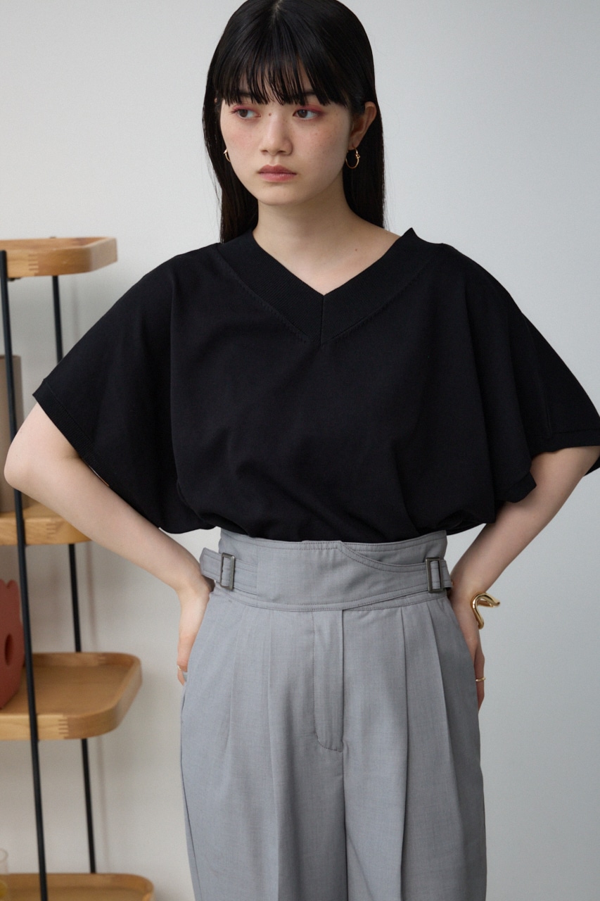 ワイドルーズニット BLK FREE