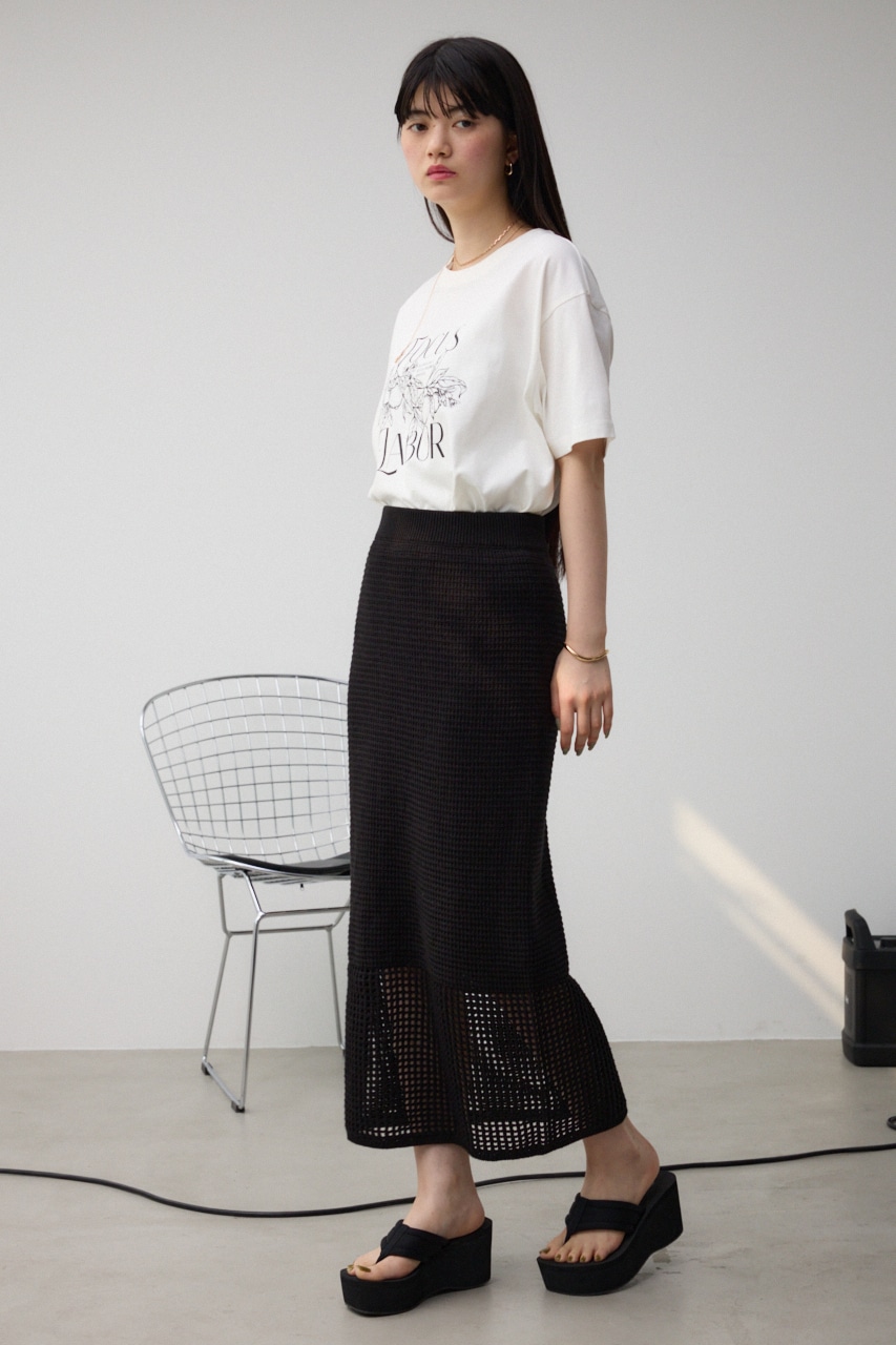 EVA厚底ビーチサンダル BLK LL