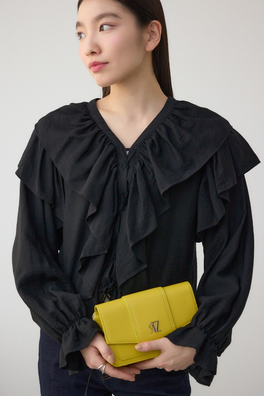 AZモチーフウォレットバッグ LIME FREE