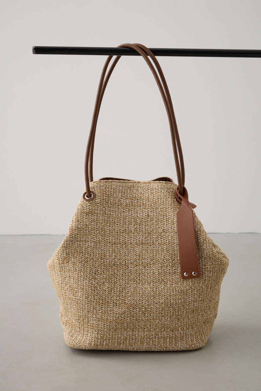 チャームセットメッシュトートバッグ BEG FREE