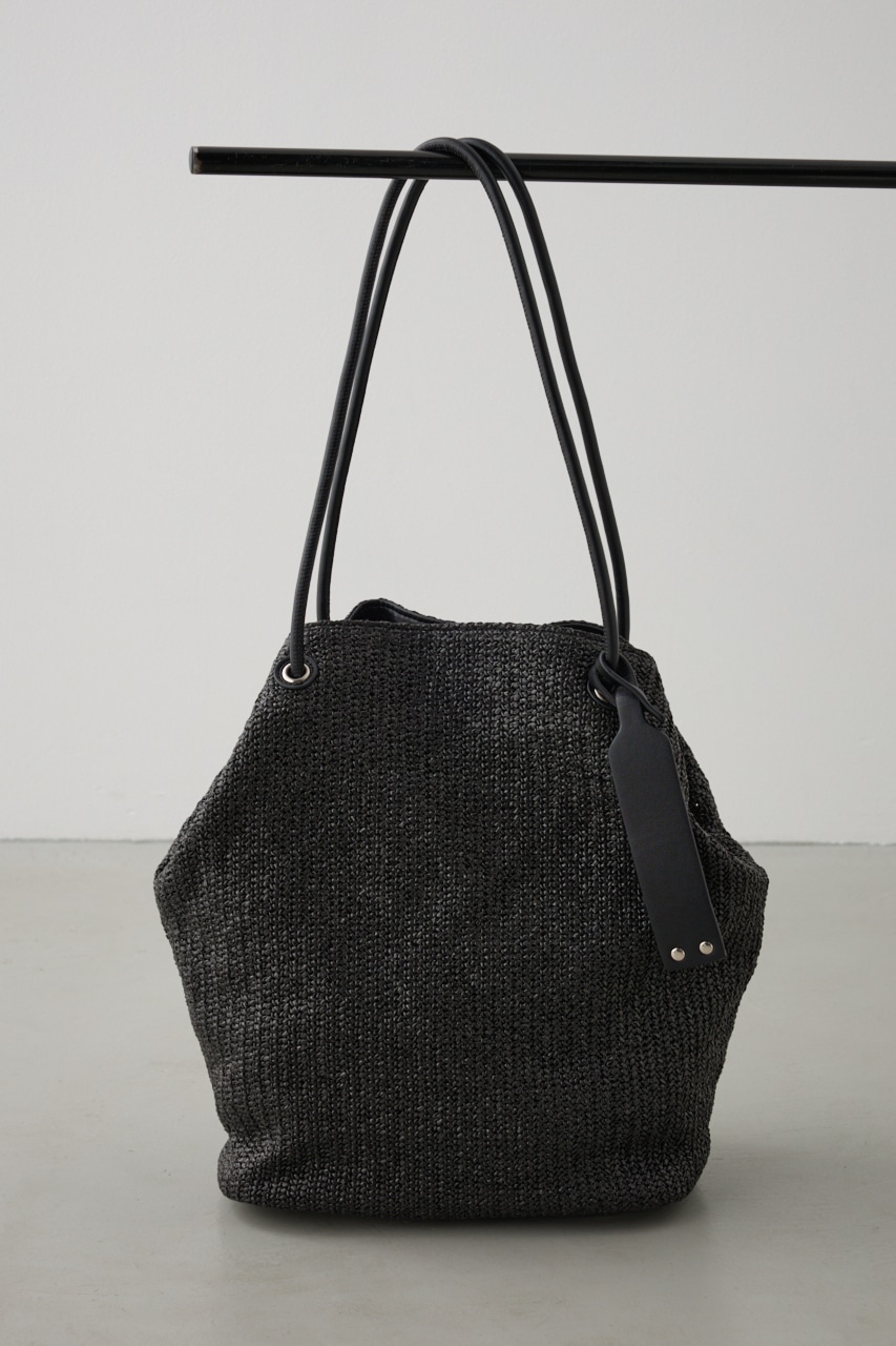 チャームセットメッシュトートバッグ BLK FREE