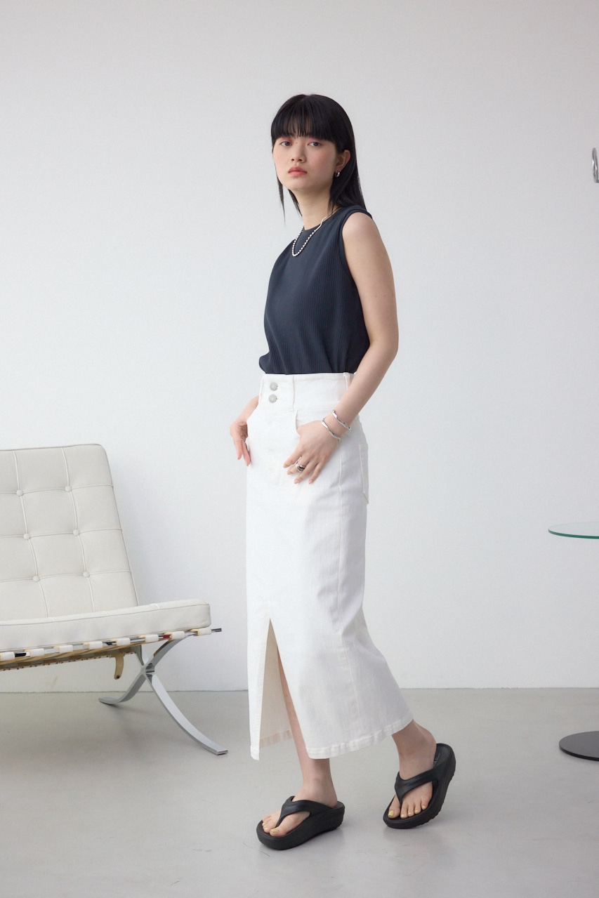 ラクフィールプラットフォームトングサンダル BLK S