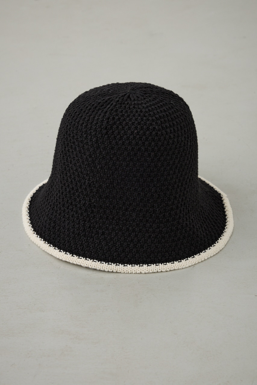 サーモ配色ハット BLK FREE