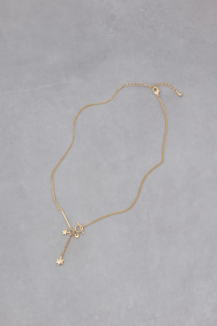 アスタリスクマルチチャームネックレス L/GLD FREE