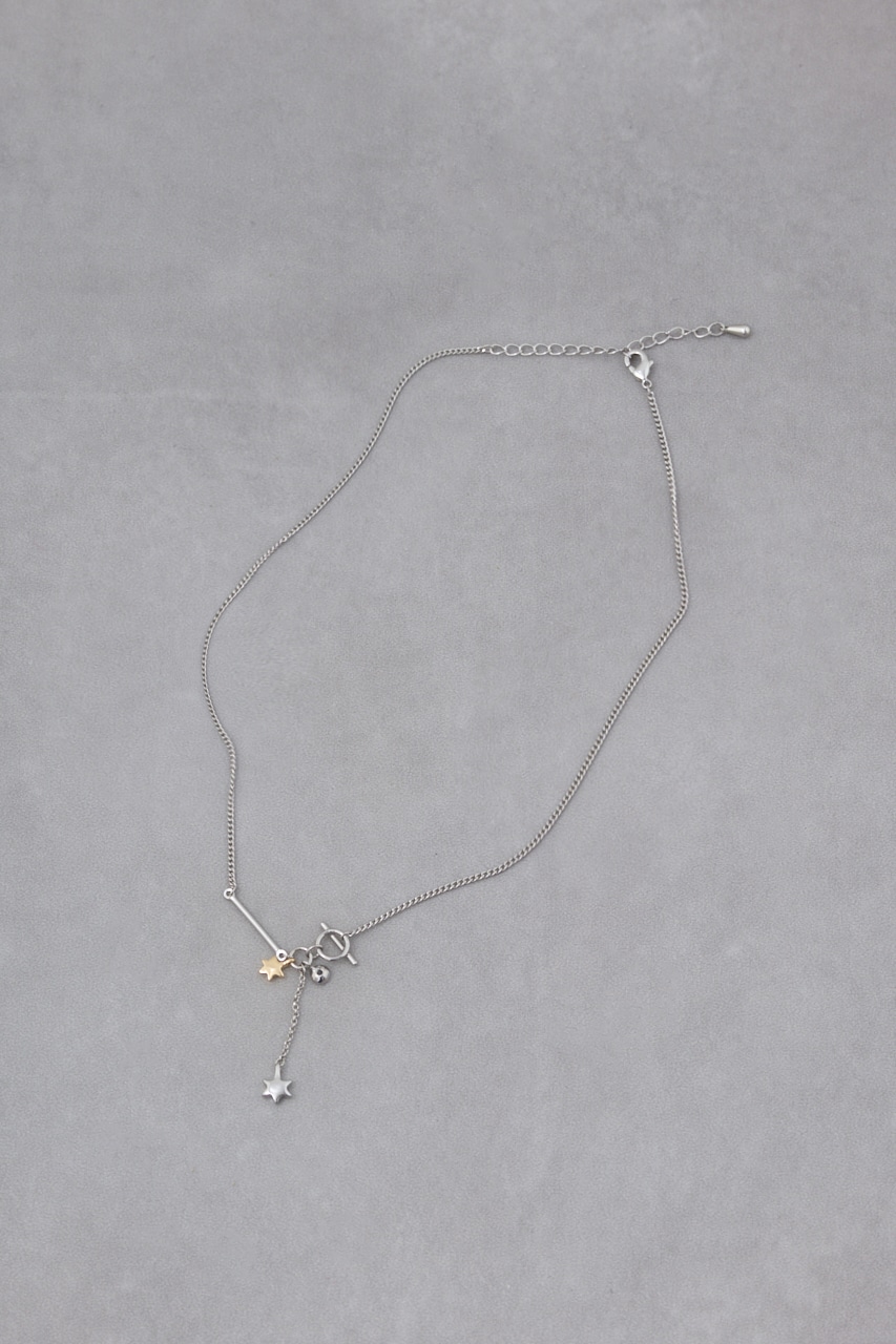 アスタリスクマルチチャームネックレス SLV FREE