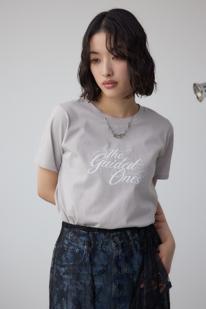 シンプルロゴTシャツ BEG FREE