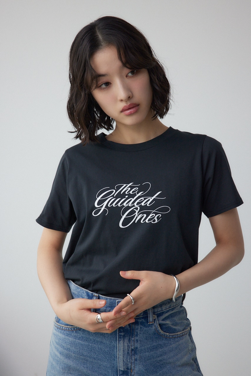 シンプルロゴTシャツ BLK FREE