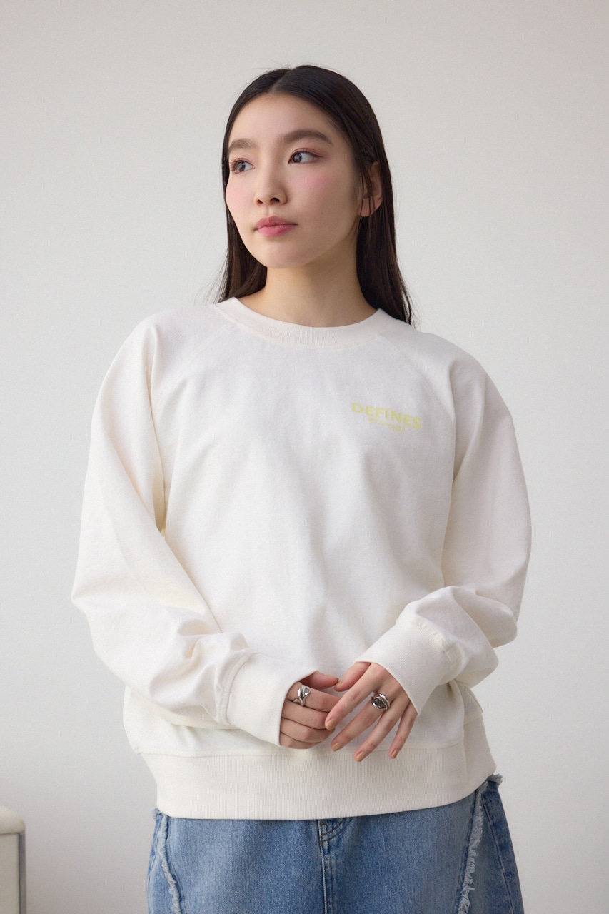 ミニウラケプリントトップス O/WHT FREE