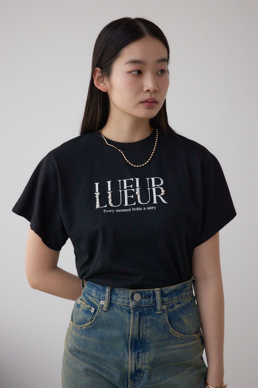 ジュエリーアソートプリントTシャツ BLK FREE