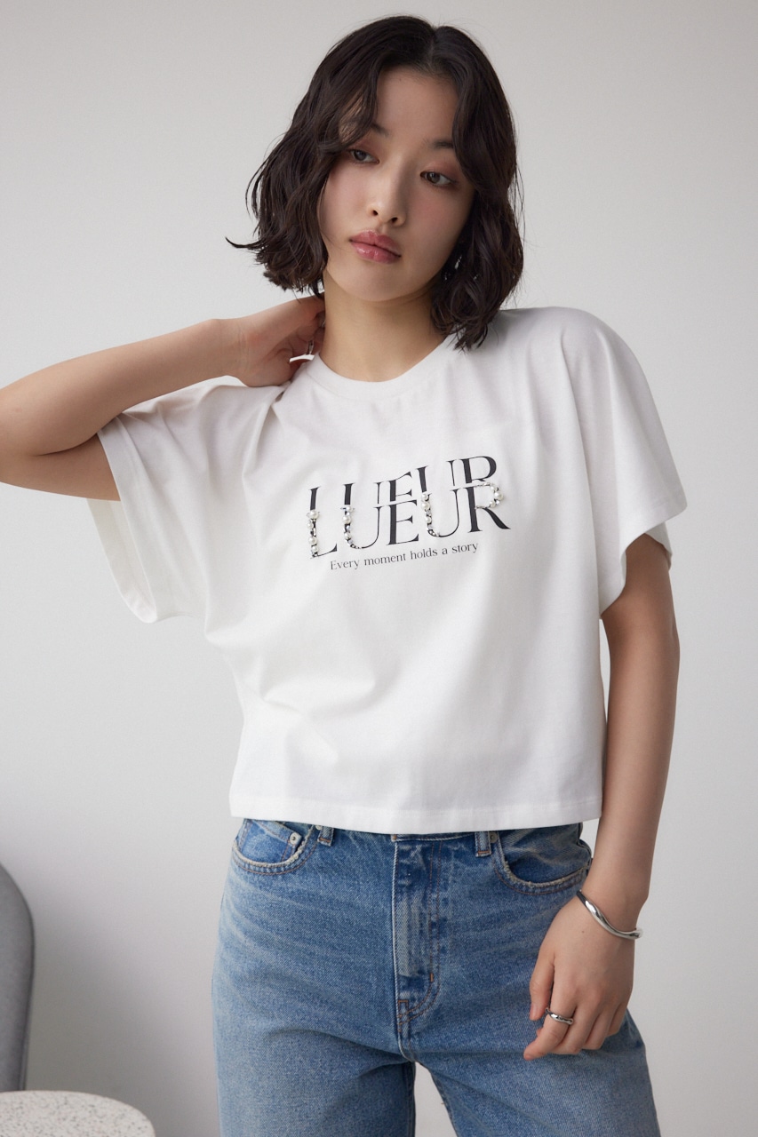 ジュエリーアソートプリントTシャツ WHT FREE