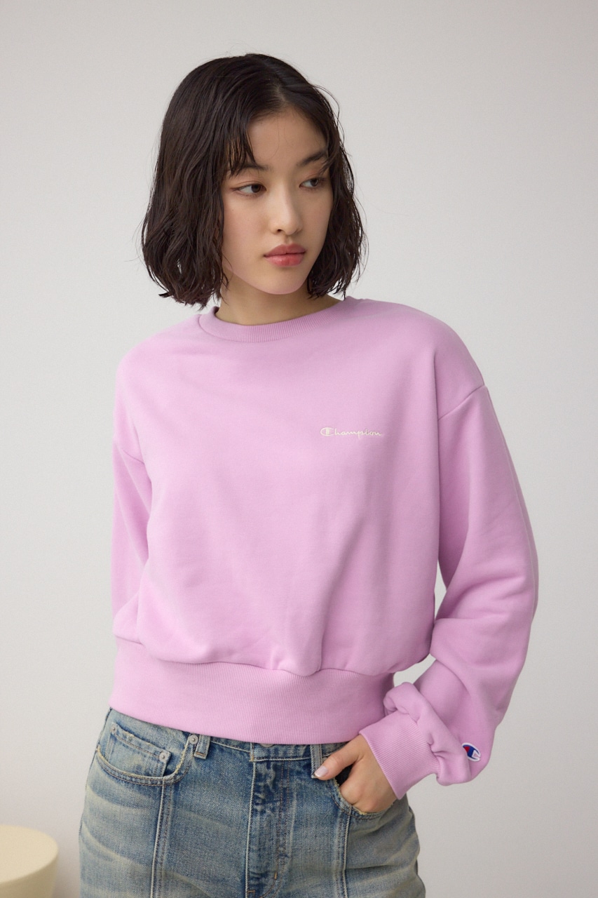 Champion CREW NECK SWEATSHIRT PUR M