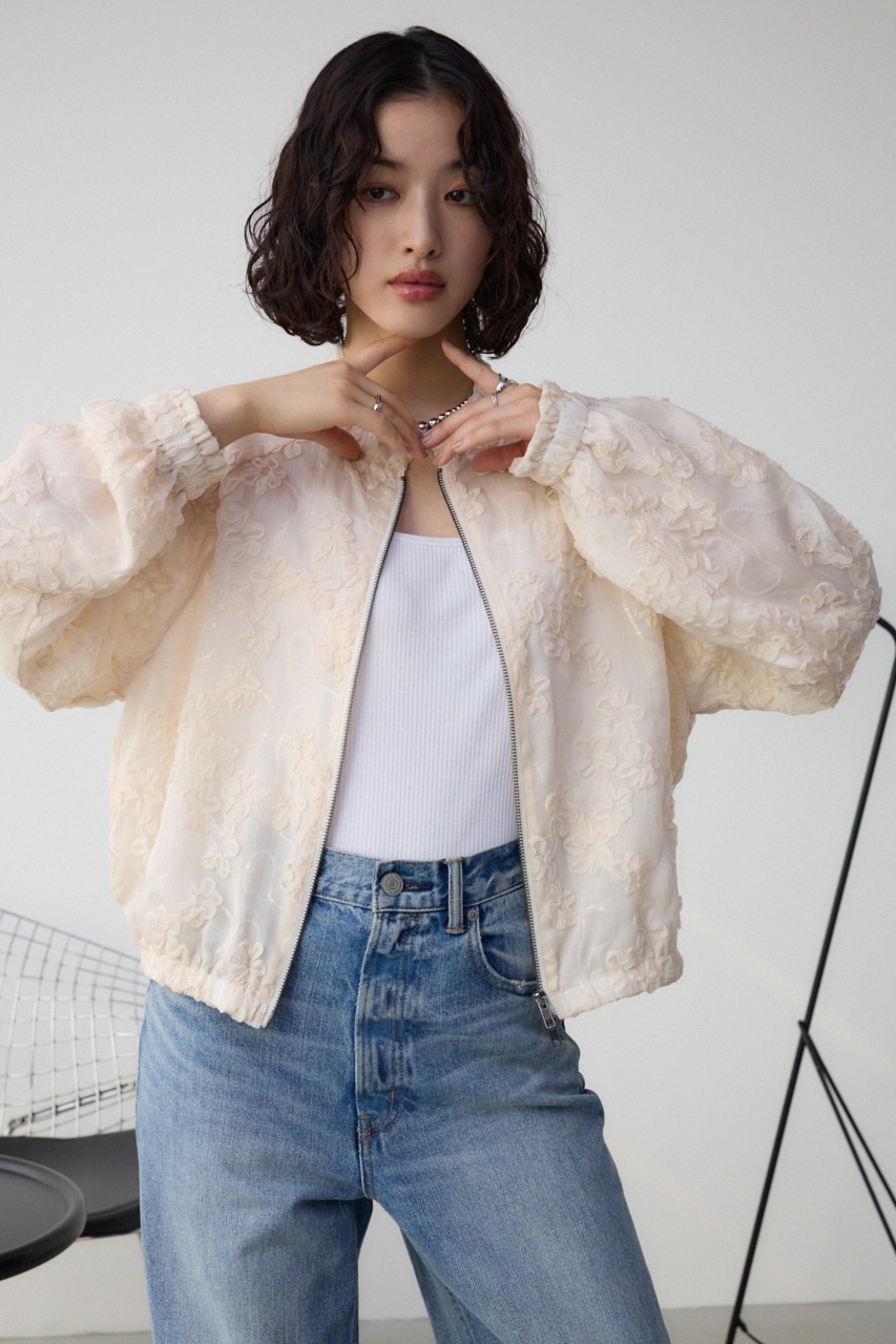 クラフトシアーレースブルゾン IVOY FREE