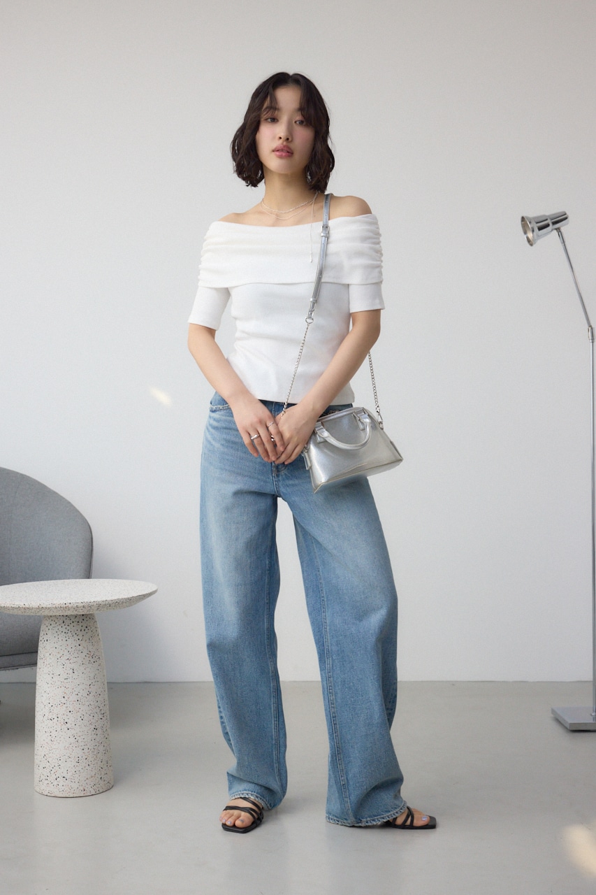 ダブルジッパークリアミニバッグ SLV FREE