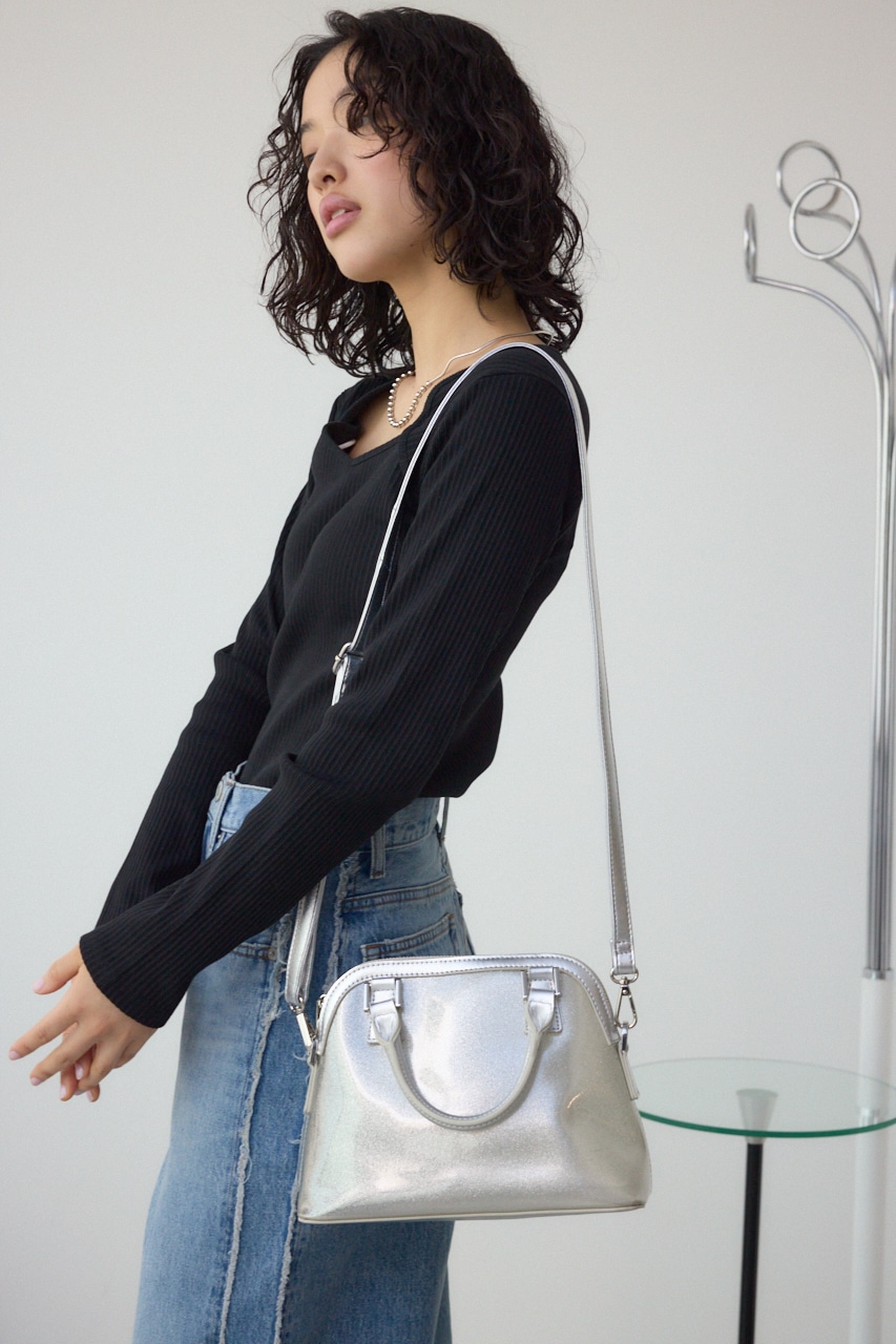 ダブルジッパークリアバッグ SLV FREE