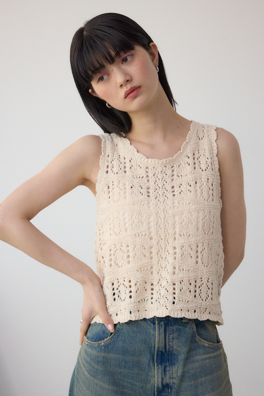 クロシェニットタンク IVOY FREE