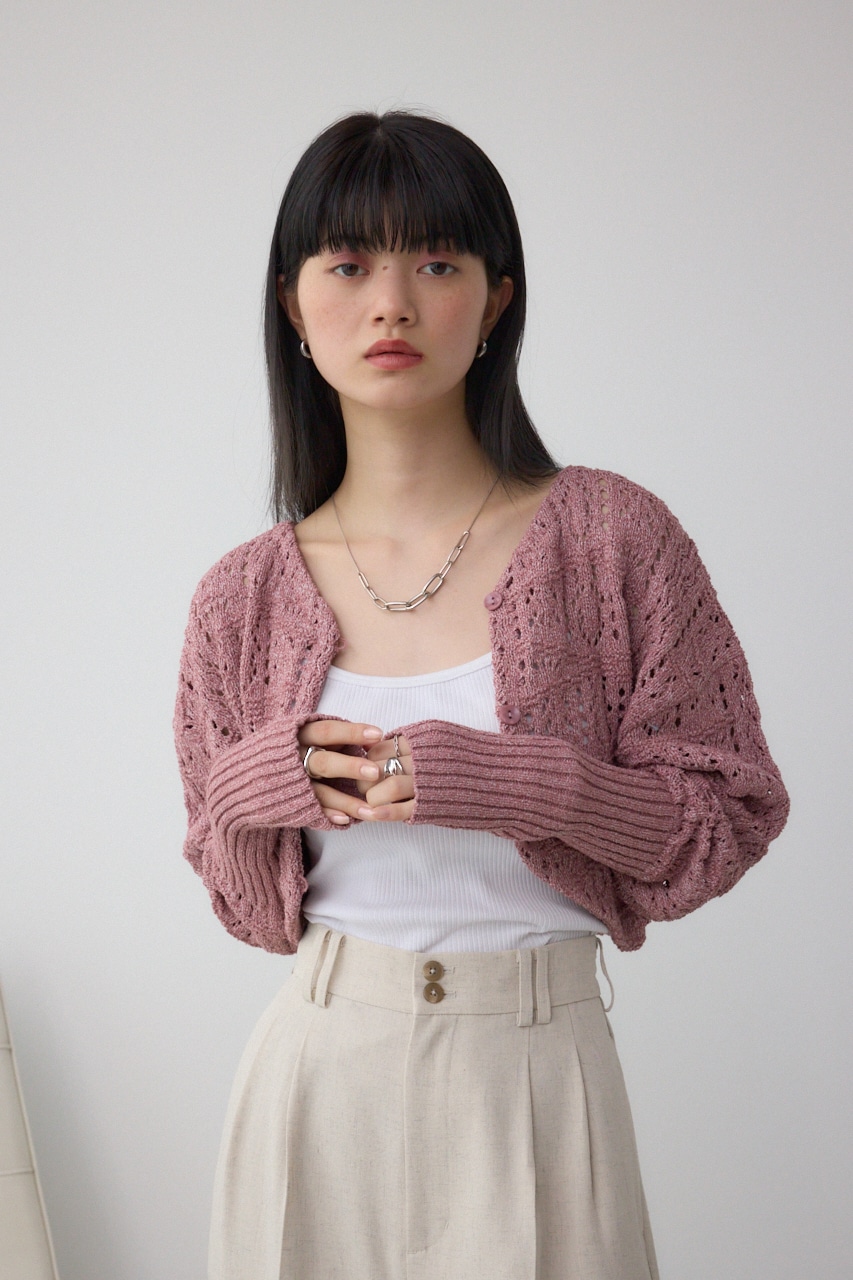 クロシェニットボレロ D/PNK FREE