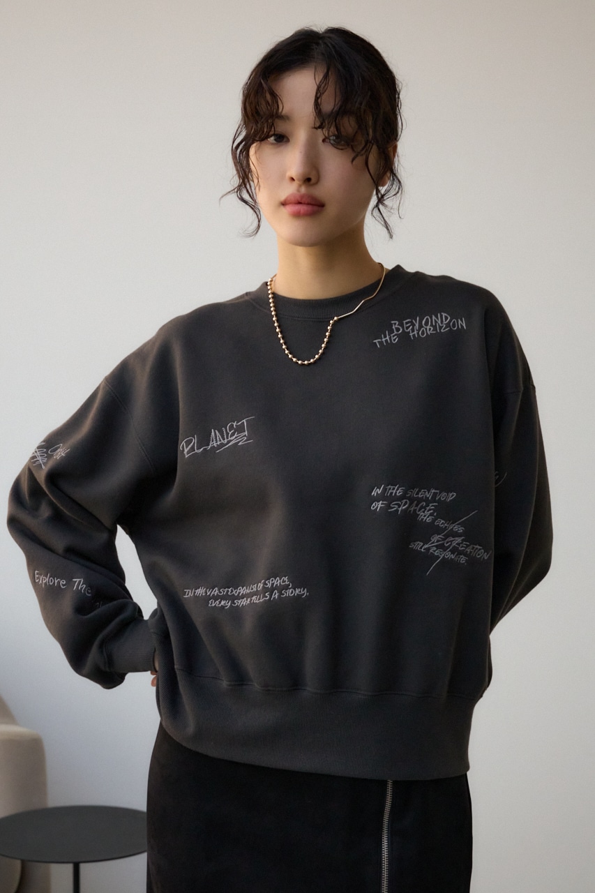 ランダムロゴウラケトップス C.GRY FREE