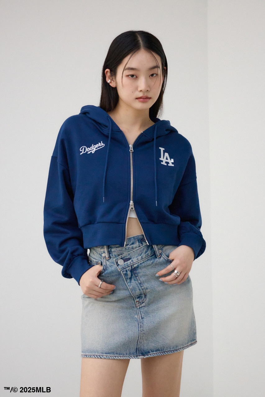 【MLB】ジップフーディー NVY FREE