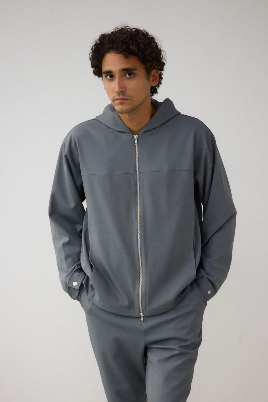 ジョーゼットフーディーブルゾン GRY FREE