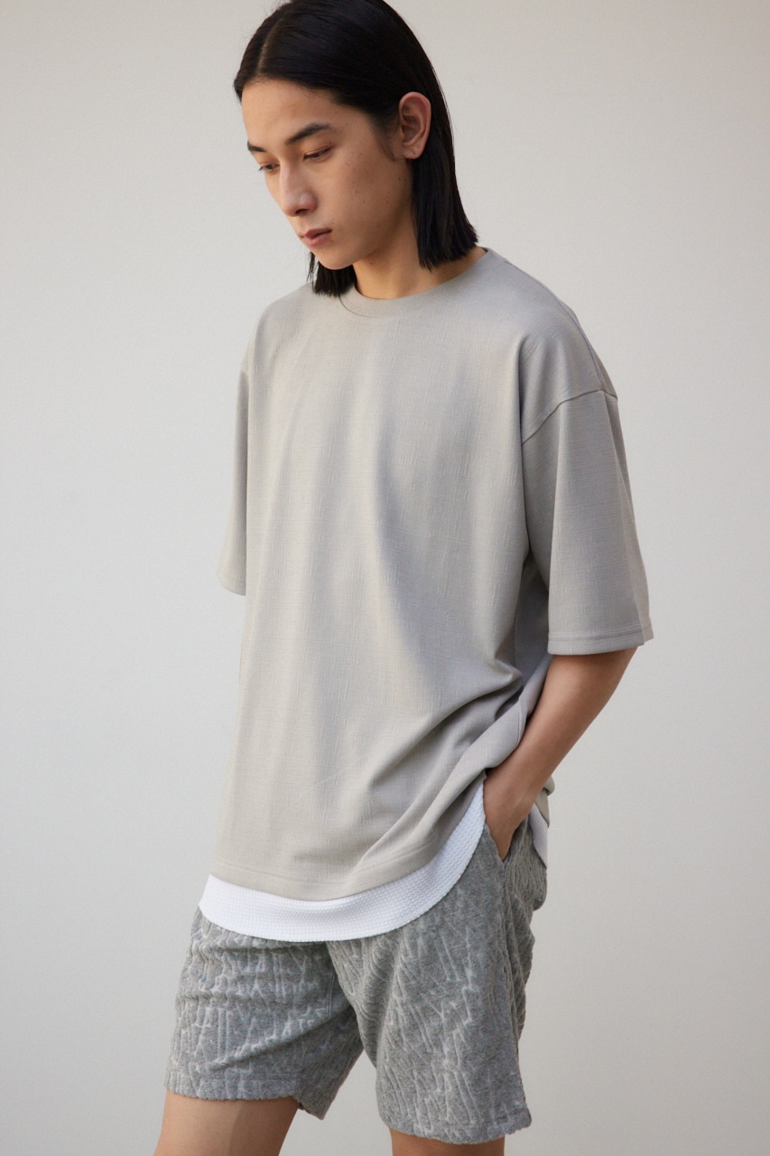 フェイクレイヤードトップス GRY FREE