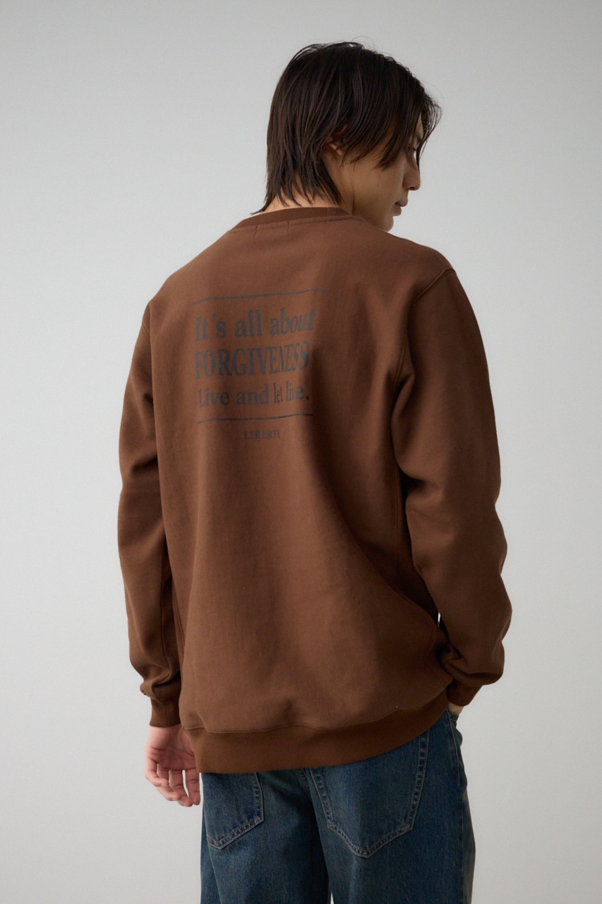 リバースウィーブグラフィックスウェット BRN M