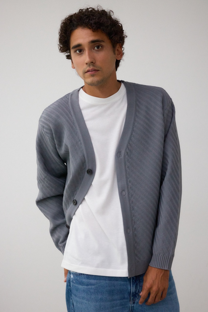 バイヤスセットカーディガン GRY FREE