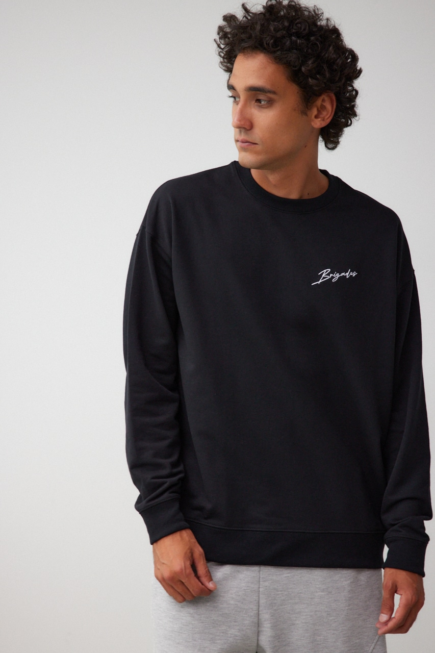 バックロゴビッグトップス BLK FREE